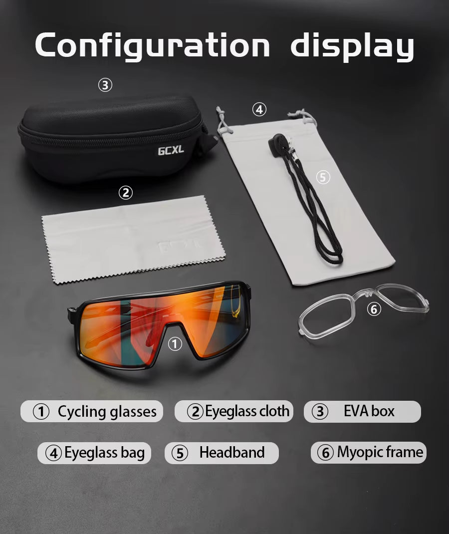 UV400 Photochromic Cycling Glasses Bike Glasses Women Safety Googles Outdoor Sports Cycling Bicycle Glasses Cycling Sunglasses