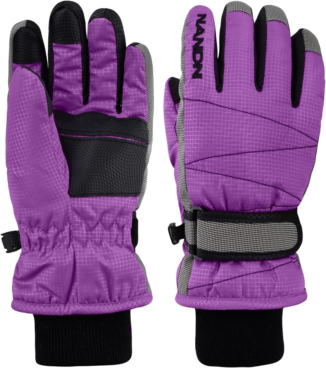 Kids Ski Snow Gloves Winter Cold Weather Windproof Warm Snowboard Sport Mittens for Boys Girls