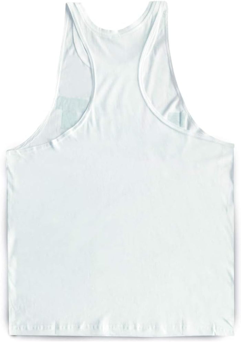 Men'S Gym Bodybuilding Stringer Tank Top Workout Muscle Cut Shirt Fitness Sleeveless Vest