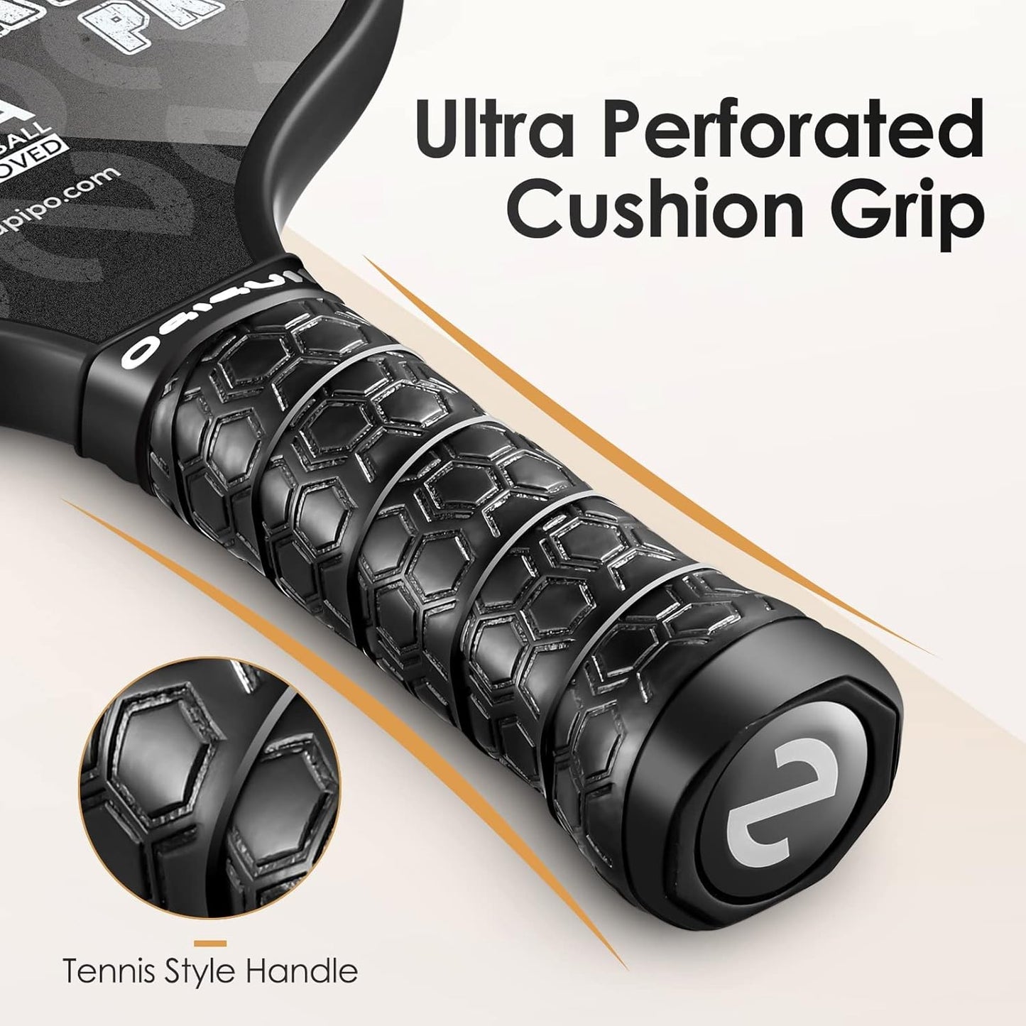 Pickleball Paddles Set of 2/4/1, USAPA Approved Graphite Carbon Fiber Pickleball Rackets, Polypropylene Honeycomb Core, Cushion 4.72In Grip, Bag/Cover, Pickle Ball Paddle Set for Men Women