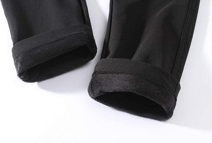 Women'S Winter Warm Outdoor Slim Windproof Waterproof Ski Snow Fleece Hiking Pants