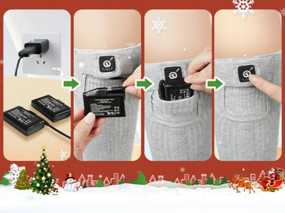Rechargeable Heated Socks for Men Women,7.4V 2200Mah Heated Socks with Battery,Hunting Hiking Motorcycle Socks