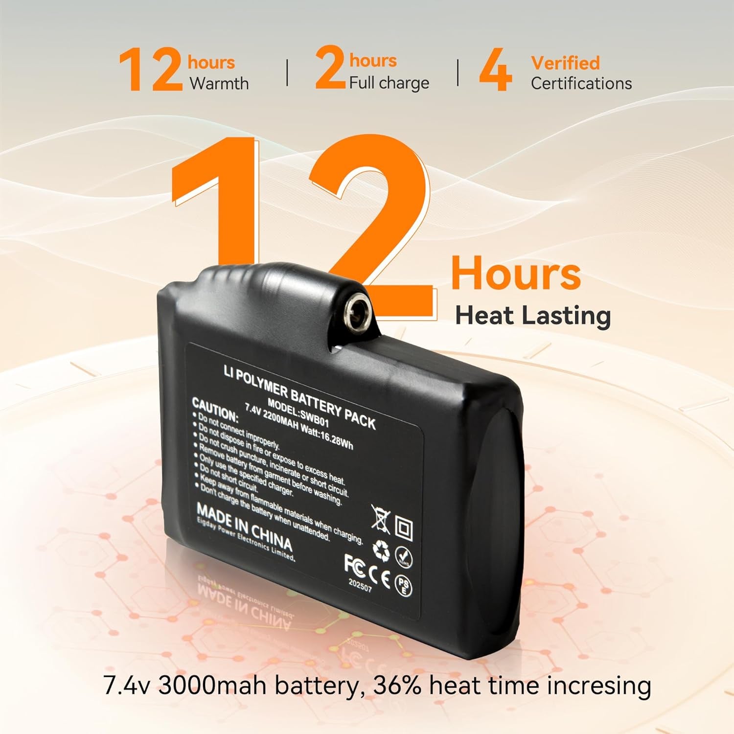 Heated Gloves for Men Women, Rechargeable Electric Heated Leather Skiing and Snowboarding Gloves