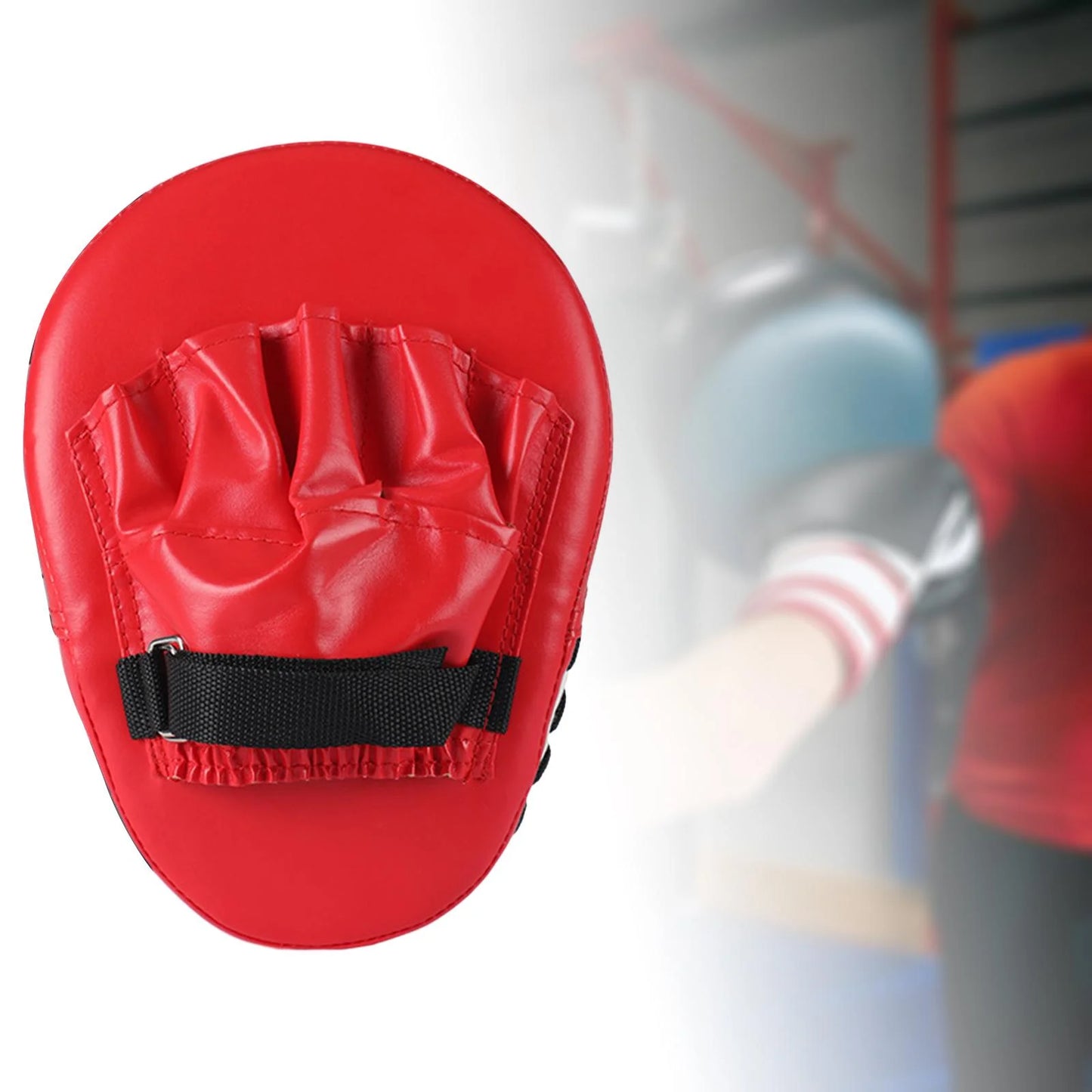 Training Hand Pad Boxing Curved Focus Punching Boxing Punching Red