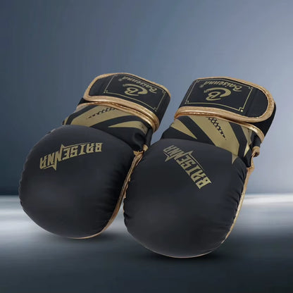 Boxing Gloves Comfortable Sanda Boxing Gloves PU Leather Professional Boxing Gloves Fighting Taekwondo Mitts for Children Adults