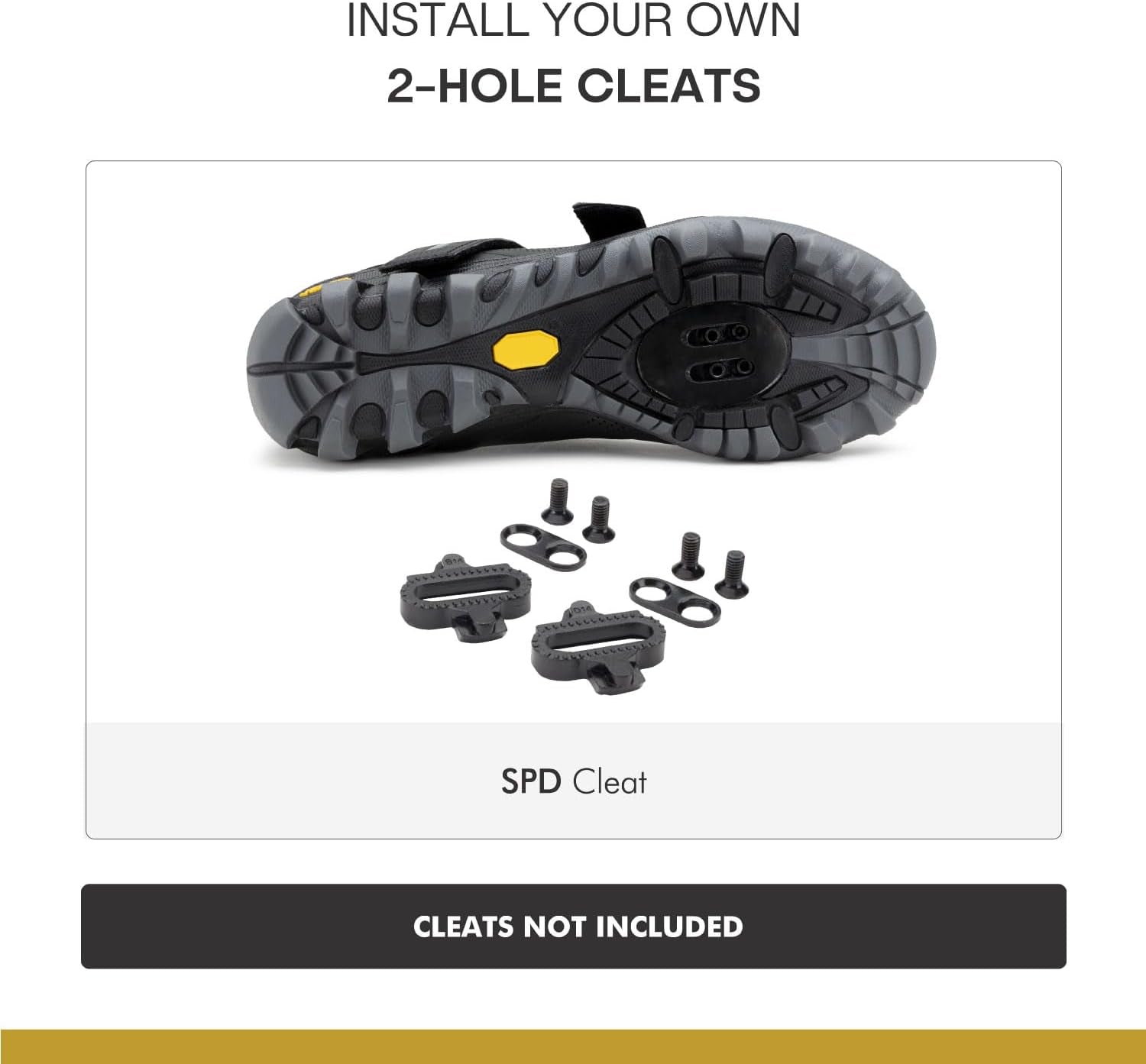 Mens Cycling Shoes – SPD Compatible Outdoor, MTB, Gravel & Mountain Bike Shoes – Walkable Design – Cleats Not Included