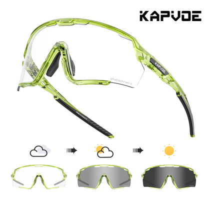 Cycling Glasses Photochromic Cycling Sunglasses UV400 MTB Sports Eyewear Outdoor Bicycle Goggles Bike Cycling Equipment