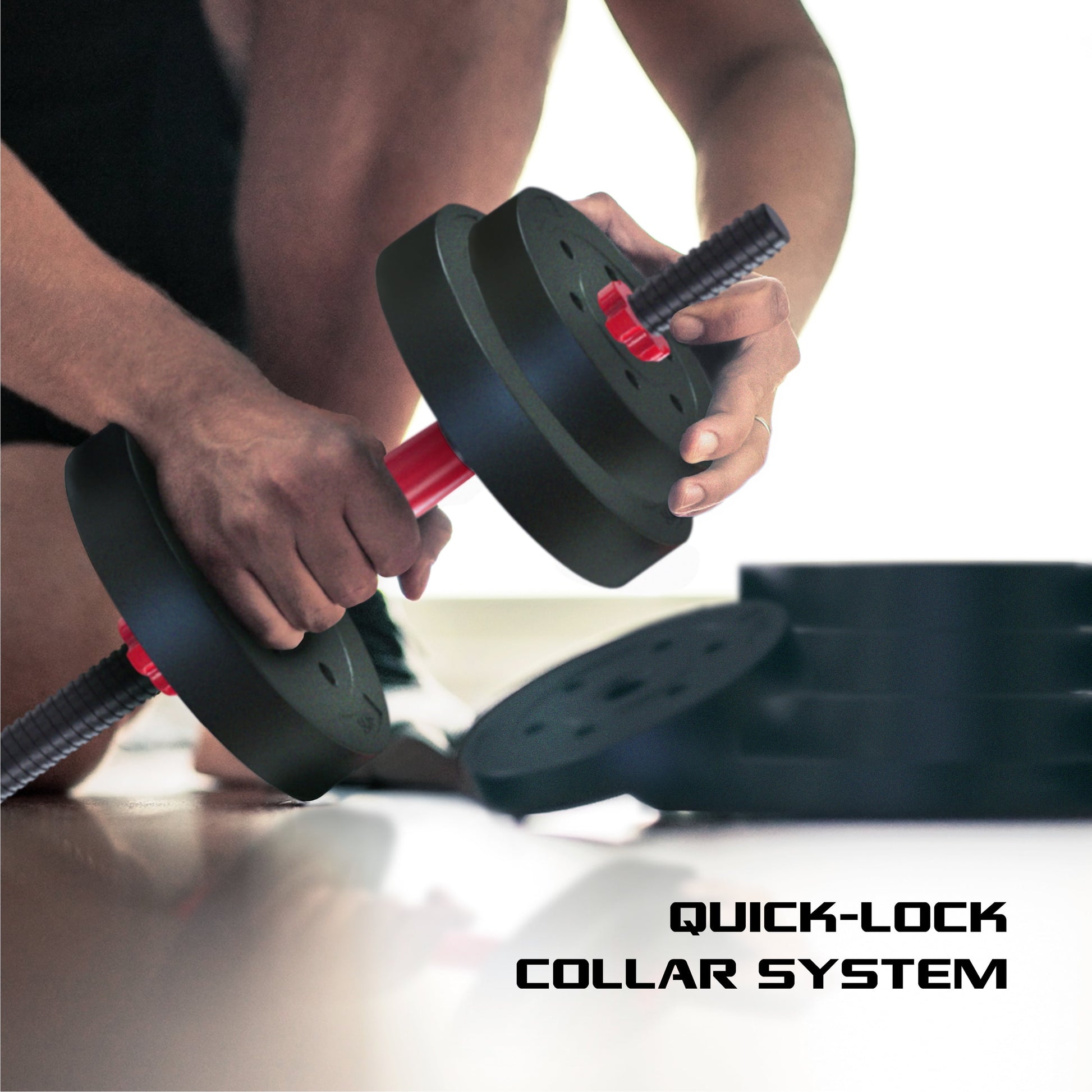 Smartbell Gym 5-In-1 Adjustable Dumbbell Set & Weight Set for Home Workouts, 40 Lbs