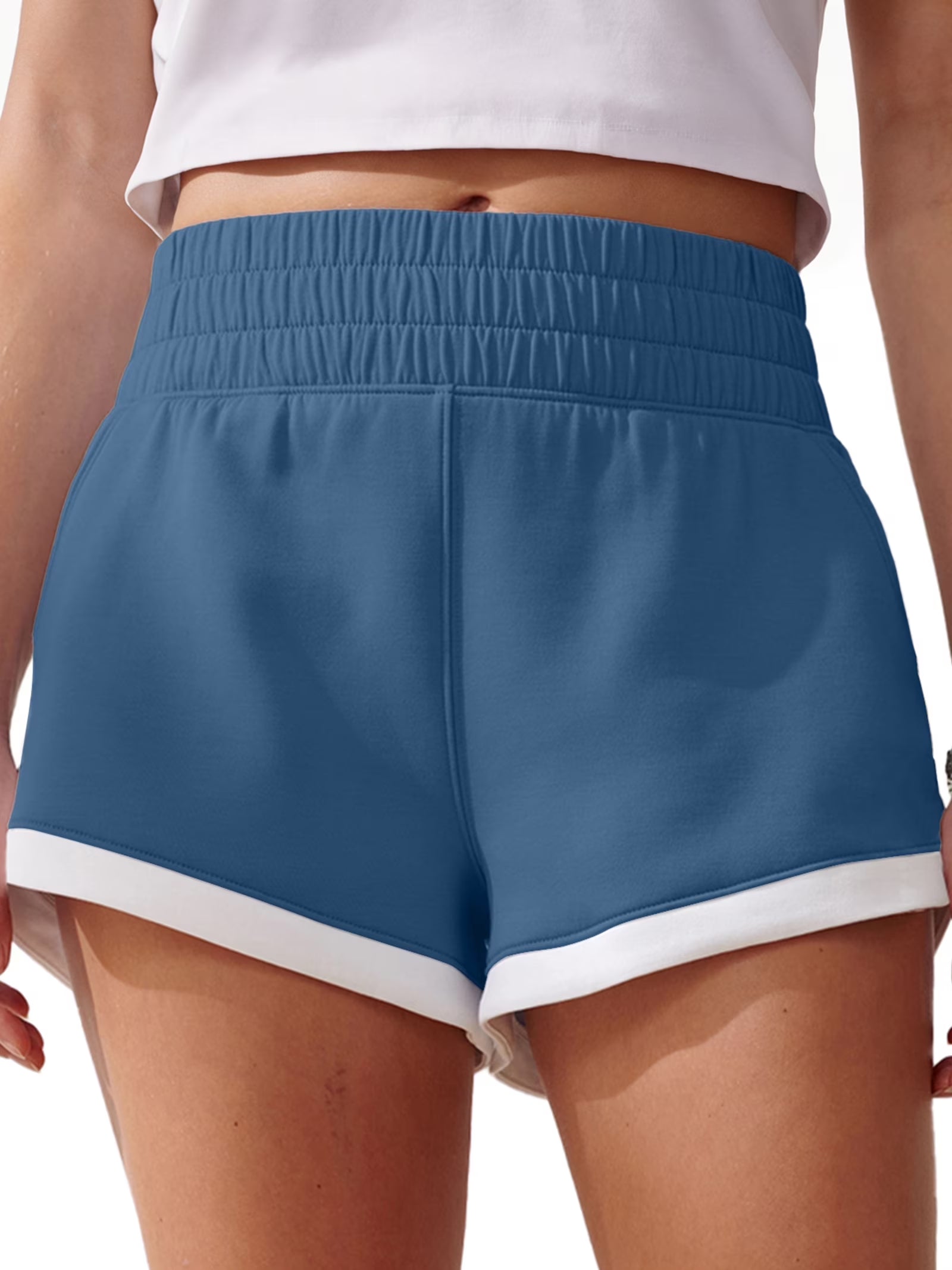 Cotton Shorts for Women Casual Shorts with Pockets
