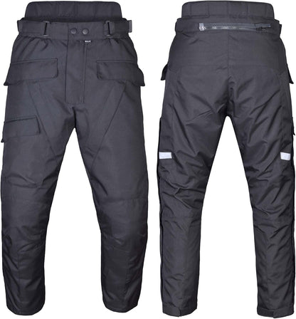 Motorcycle Pants for Men-Dual Sport Dirt Bike Gear -Riding Pants-Waterproof Armor Protective Black
