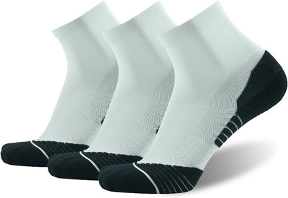 Men'S Women'S Tennis Socks,  Performance Sports Ankle Compression Socks 1,2,3,4,6 Pairs