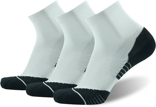 Men'S Women'S Tennis Socks,  Performance Sports Ankle Compression Socks 1,2,3,4,6 Pairs