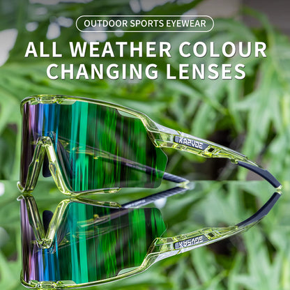 Cycling Glasses Photochromic Cycling Sunglasses UV400 MTB Sports Eyewear Outdoor Bicycle Goggles Bike Cycling Equipment