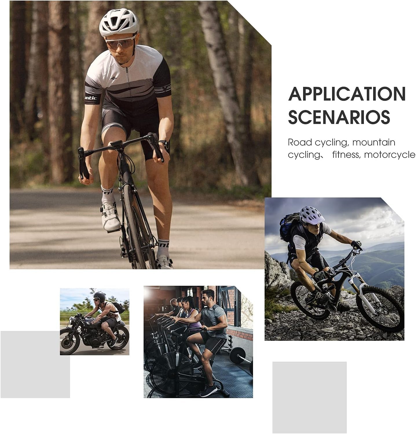 Men'S Cycling Jersey Set Bib Shorts 4D Padded Short Sleeve Outfits Set Quick-Dry