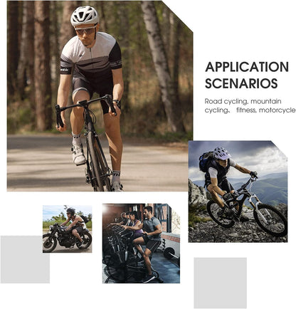 Men'S Cycling Jersey Set Bib Shorts 4D Padded Short Sleeve Outfits Set Quick-Dry