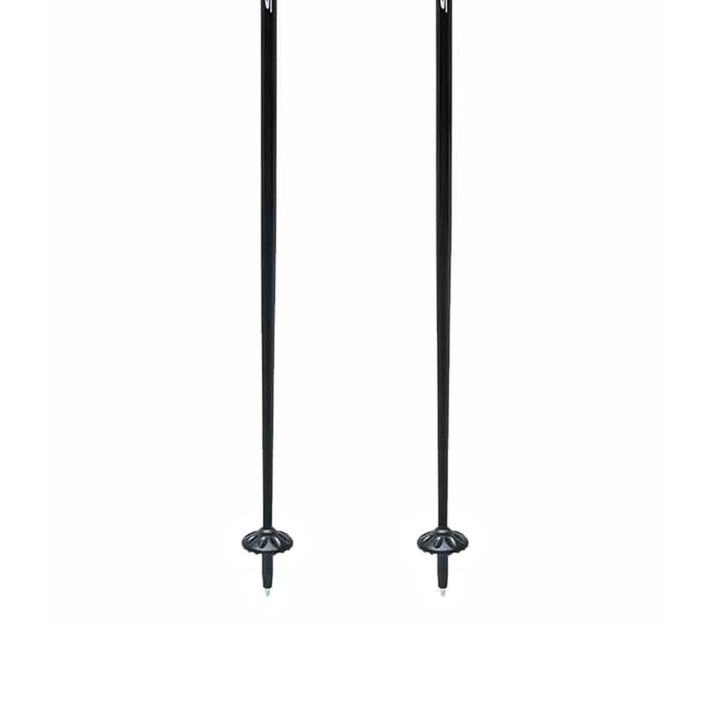 Swix Techlite 125Cm Black Gray Aluminum Ski Poles Ergonomic Grip Medium Baskets