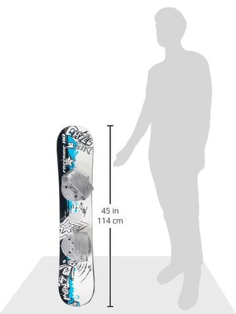 ESP Kids Beginner 110Cm Snowboard with Customizable Graffiti Graphics