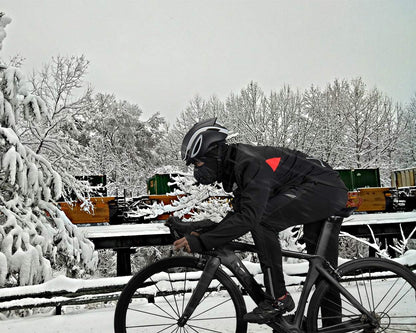 Winter Cycling Jacket for Men Thermal Fleece Windproof Jacket Running Biking Hiking