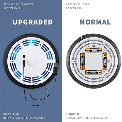 Hover Soccer Ball Set with 2 Goals, LED Rechargeable Indoor/Outdoor Games Toys for Kids Boy Girls