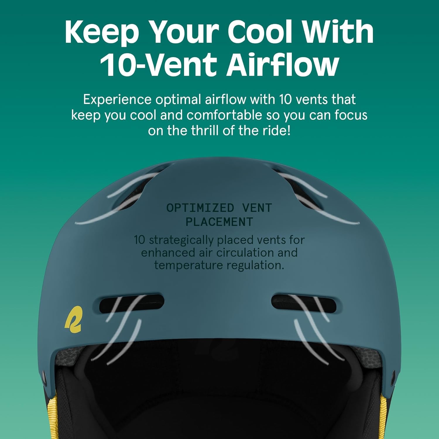 Comstock Ski Helmet - Snowboard Helmet for Adults & Youth - Adjustable Fit Snow Helmet with Protective Shell and Breathable Vents for Men, Women, Boys & Girls