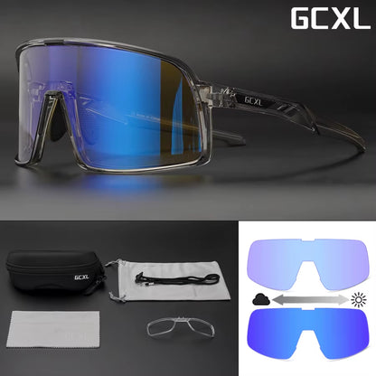 UV400 Photochromic Cycling Glasses Bike Glasses Women Safety Googles Outdoor Sports Cycling Bicycle Glasses Cycling Sunglasses